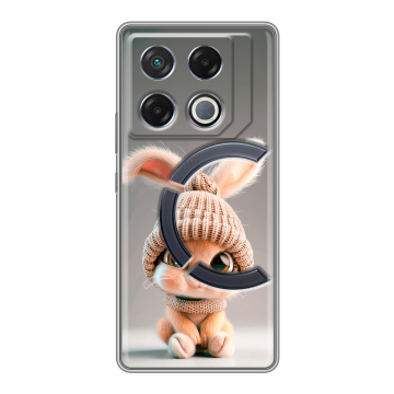 Силиконовый чехол на Infinix GT 20 Pro с принтом Кролик
