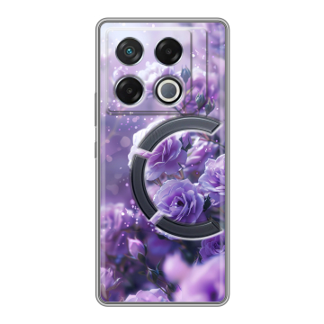 Силиконовый чехол на Infinix GT 20 Pro с принтом Розы цветы