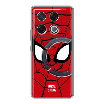 Силиконовый чехол на Infinix GT 20 Pro с принтом человек паук spiderman