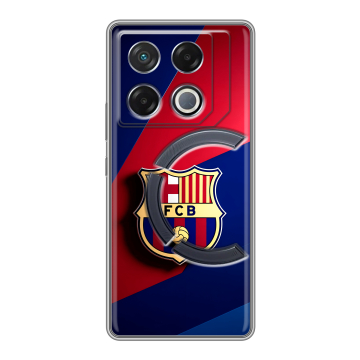 Силиконовый чехол на Infinix GT 20 Pro с принтом Барселона Barcelona