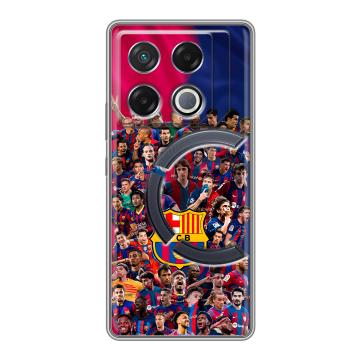 Силиконовый чехол на Infinix GT 20 Pro с принтом Барселона Barcelona