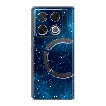 Силиконовый чехол на Infinix GT 20 Pro с принтом Космос звезды