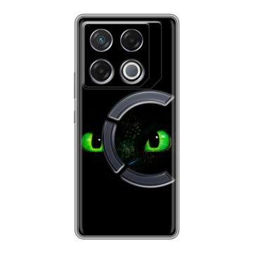 Силиконовый чехол на Infinix GT 20 Pro с принтом Как приручить дракона