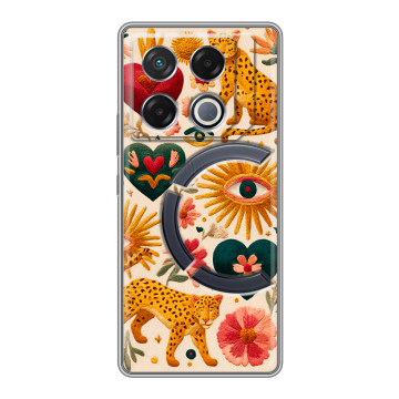 Силиконовый чехол на Infinix GT 20 Pro с принтом Модный принт