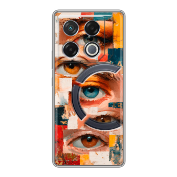 Силиконовый чехол на Infinix GT 20 Pro с принтом Модный принт