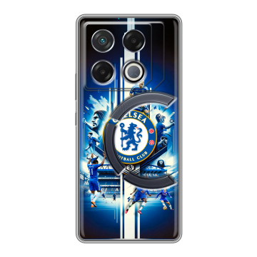 Силиконовый чехол на Infinix GT 20 Pro с принтом Chelsea Челси Силиконовый чехол на Infinix GT 20 Pro с принтом Chelsea Челси