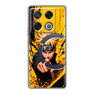 Силиконовый чехол на Infinix GT 20 Pro с принтом Naruto Наруто