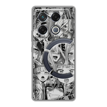 Силиконовый чехол на Infinix GT 20 Pro с принтом Ahegao Ахегао Аниме Силиконовый чехол на Infinix GT 20 Pro с принтом Ahegao Ахегао Аниме