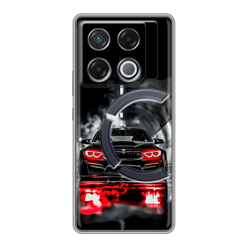 Силиконовый чехол на Infinix GT 20 Pro с принтом BMW БМВ