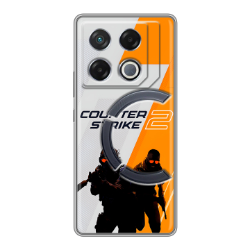 Силиконовый чехол на Infinix GT 20 Pro с принтом Counter Strike