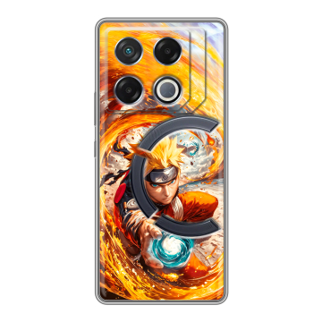Силиконовый чехол на Infinix GT 20 Pro с принтом Аниме Наруто Naruto