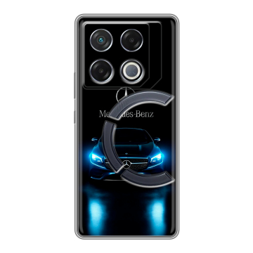 Силиконовый чехол на Infinix GT 20 Pro с принтом Mercedes Мерседес
