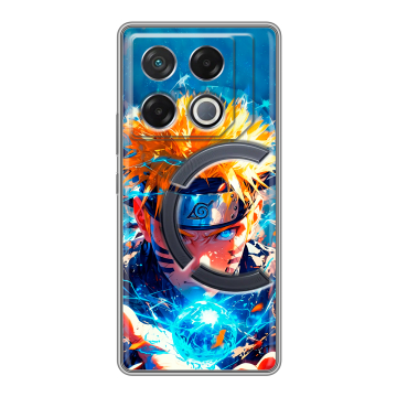 Силиконовый чехол на Infinix GT 20 Pro с принтом Аниме Наруто Naruto