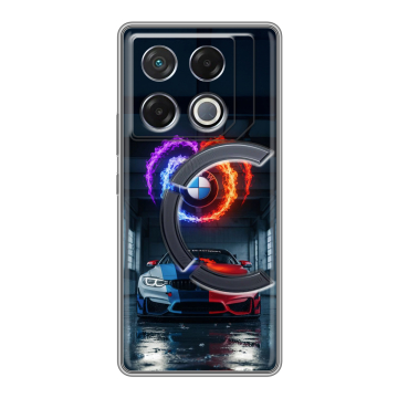 Силиконовый чехол на Infinix GT 20 Pro с принтом BMW БМВ