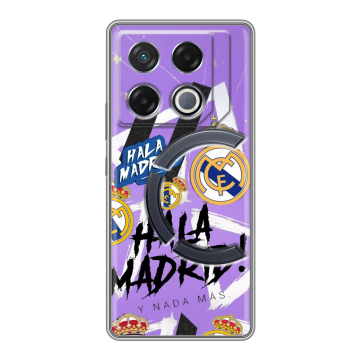 Силиконовый чехол на Infinix GT 20 Pro с принтом Real Madrid Реал Мадрид
