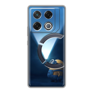 Силиконовый чехол на Infinix GT 20 Pro с принтом Миньоны