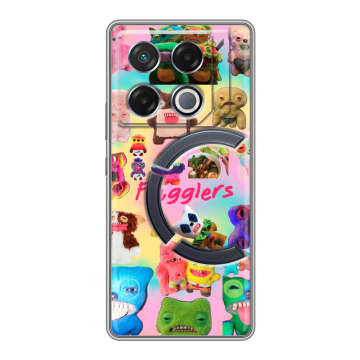 Силиконовый чехол на Infinix GT 20 Pro с принтом Флагер Fuggler Силиконовый чехол на Infinix GT 20 Pro с принтом Флагер Fuggler