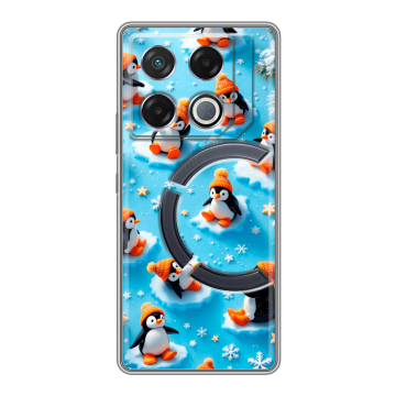 Силиконовый чехол на Infinix GT 20 Pro с принтом Новый год Силиконовый чехол на Infinix GT 20 Pro с принтом Новый год