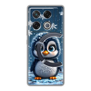 Силиконовый чехол на Infinix GT 20 Pro с принтом Новый год Силиконовый чехол на Infinix GT 20 Pro с принтом Новый год