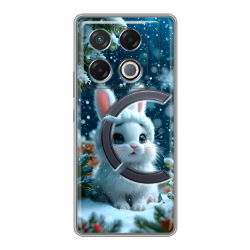 Силиконовый чехол на Infinix GT 20 Pro с принтом Новый год