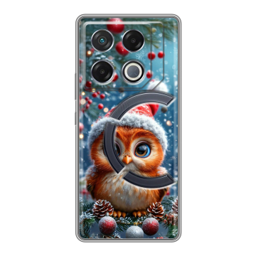 Силиконовый чехол на Infinix GT 20 Pro с принтом Новый год