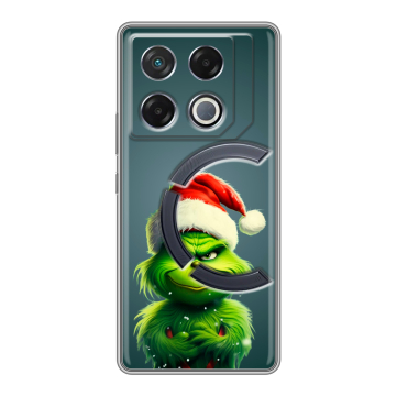 Силиконовый чехол на Infinix GT 20 Pro с принтом Новый год
