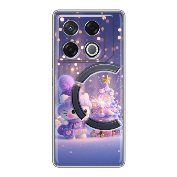 Силиконовый чехол на Infinix GT 20 Pro с принтом Новый год