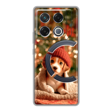 Силиконовый чехол на Infinix GT 20 Pro с принтом Новый год