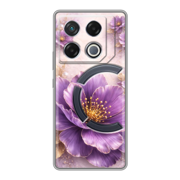 Силиконовый чехол на Infinix GT 20 Pro с принтом женский