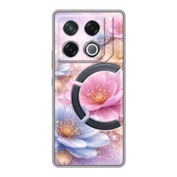 Силиконовый чехол на Infinix GT 20 Pro с принтом женский