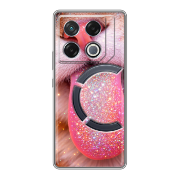 Силиконовый чехол на Infinix GT 20 Pro с принтом для девочек