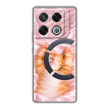 Силиконовый чехол на Infinix GT 20 Pro с принтом женский