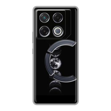 Силиконовый чехол на Infinix GT 20 Pro с принтом женский