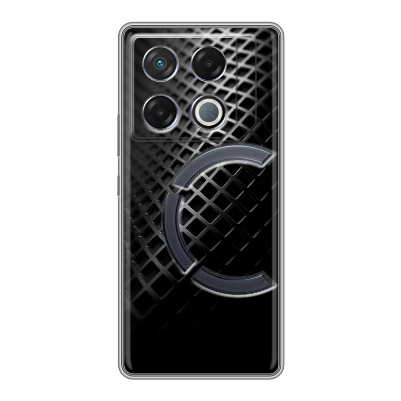 Силиконовый чехол на Infinix GT 20 Pro с принтом Текстура металла Силиконовый чехол на Infinix GT 20 Pro с принтом Текстура металла