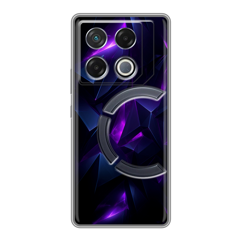 Силиконовый чехол на Infinix GT 20 Pro с принтом Абстракиция Силиконовый чехол на Infinix GT 20 Pro с принтом Абстракиция