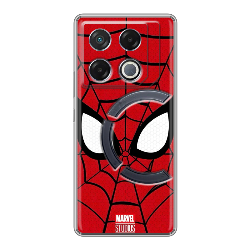 Силиконовый чехол на Infinix GT 20 Pro с принтом человек паук spiderman Силиконовый чехол на Infinix GT 20 Pro с принтом человек паук spiderman