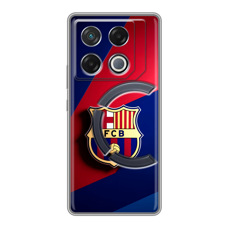 Силиконовый чехол на Infinix GT 20 Pro с принтом Барселона Barcelona Силиконовый чехол на Infinix GT 20 Pro с принтом Барселона Barcelona
