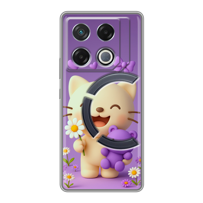 Силиконовый чехол на Infinix GT 20 Pro с принтом для девочек Силиконовый чехол на Infinix GT 20 Pro с принтом для девочек