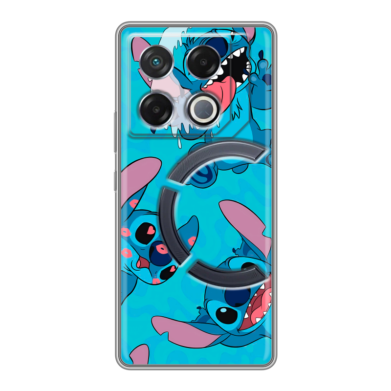 Силиконовый чехол на Infinix GT 20 Pro с принтом Лило и Стич Силиконовый чехол на Infinix GT 20 Pro с принтом Лило и Стич