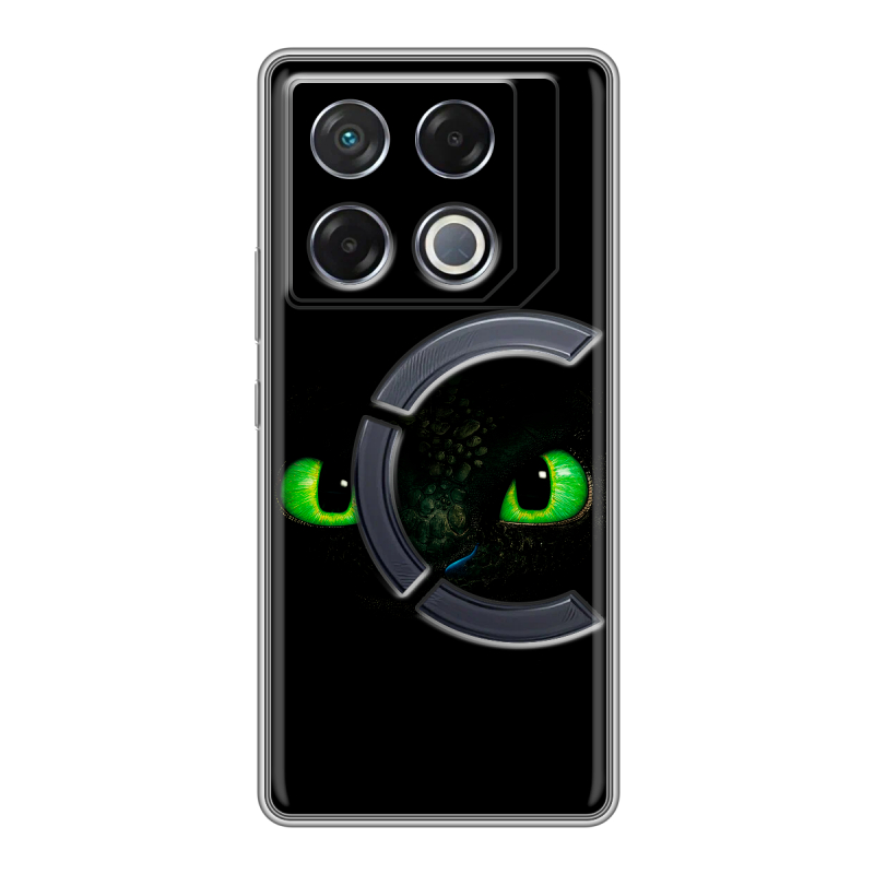 Силиконовый чехол на Infinix GT 20 Pro с принтом Как приручить дракона Силиконовый чехол на Infinix GT 20 Pro с принтом Как приручить дракона