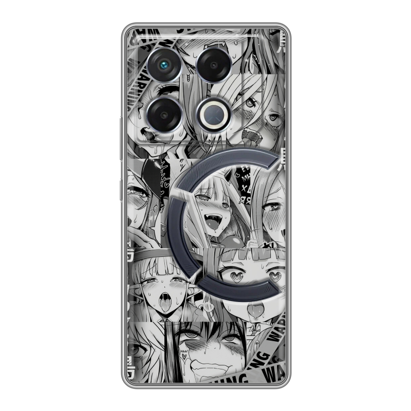 Силиконовый чехол на Infinix GT 20 Pro с принтом Ahegao Ахегао Аниме Силиконовый чехол на Infinix GT 20 Pro с принтом Ahegao Ахегао Аниме