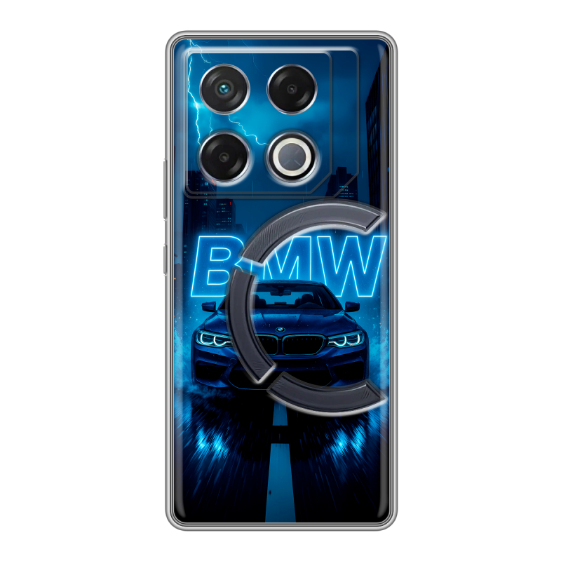 Силиконовый чехол на Infinix GT 20 Pro с принтом BMW БМВ Силиконовый чехол на Infinix GT 20 Pro с принтом BMW БМВ