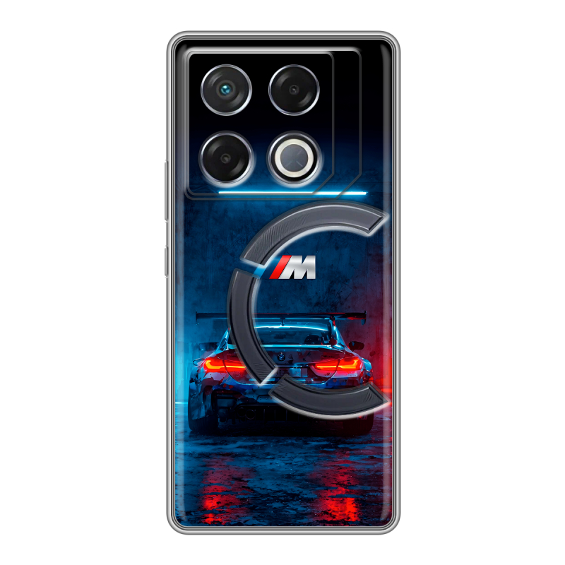 Силиконовый чехол на Infinix GT 20 Pro с принтом BMW БМВ Силиконовый чехол на Infinix GT 20 Pro с принтом BMW БМВ