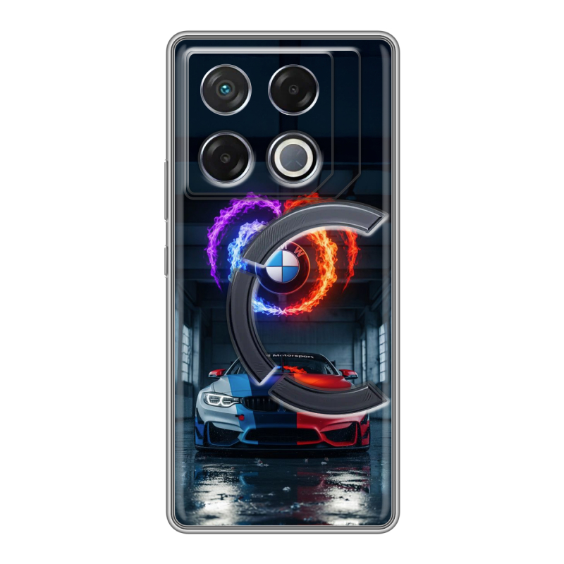 Силиконовый чехол на Infinix GT 20 Pro с принтом BMW БМВ Силиконовый чехол на Infinix GT 20 Pro с принтом BMW БМВ