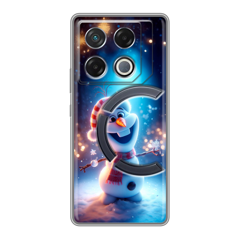 Силиконовый чехол на Infinix GT 20 Pro с принтом Новый год Силиконовый чехол на Infinix GT 20 Pro с принтом Новый год