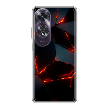 Силиконовый чехол на OPPO A60 с принтом Яркие абстракции Силиконовый чехол на OPPO A60 с принтом Яркие абстракции