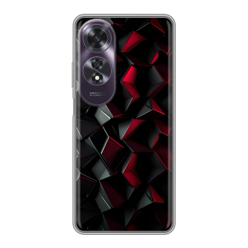 Силиконовый чехол на OPPO A60 с принтом Абстракция