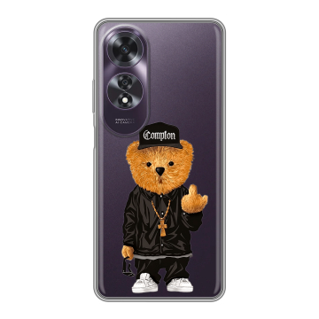 Силиконовый чехол на OPPO A60 с принтом Мишка Силиконовый чехол на OPPO A60 с принтом Мишка