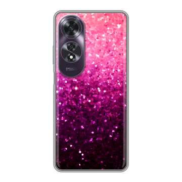 Силиконовый чехол на OPPO A60 с принтом Блестки