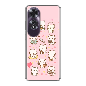 Силиконовый чехол на OPPO A60 с принтом Hello Kitty Хелоу Кити Силиконовый чехол на OPPO A60 с принтом Hello Kitty Хелоу Кити